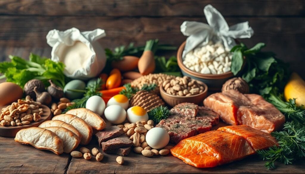 Alimentos ricos em proteínas para ganho muscular Alimentos ricos em proteínas para ganho muscular